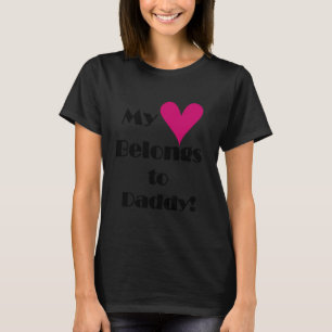 Corazón pertenece a papi camisetas y regalos