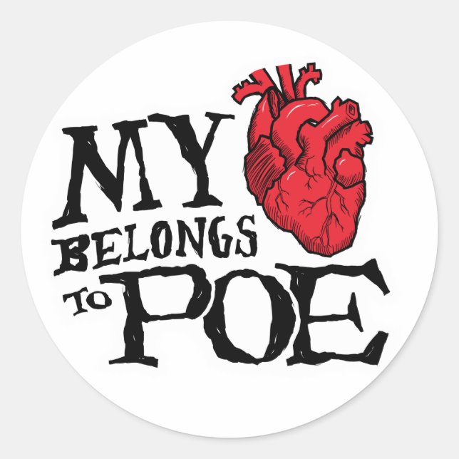 Corazón pertenece al Pegatina Poe (Anverso)
