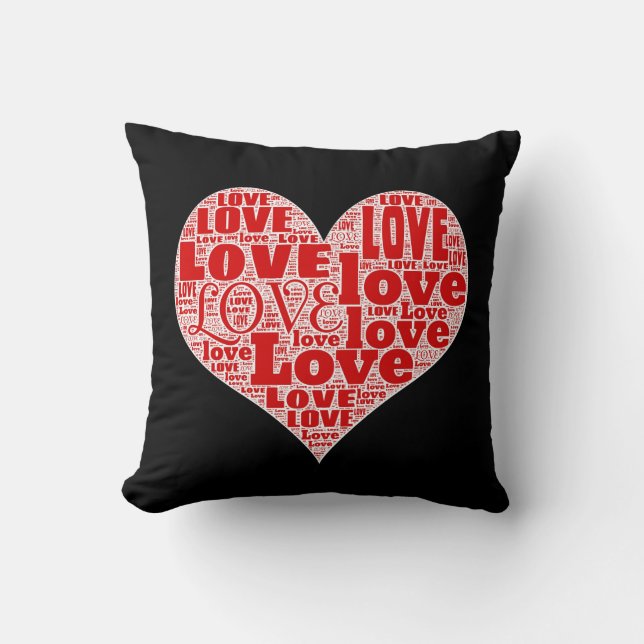 Corazón por completo del Cojín decorativo (Anverso)