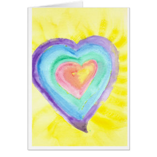 Corazón que brilla intensamente