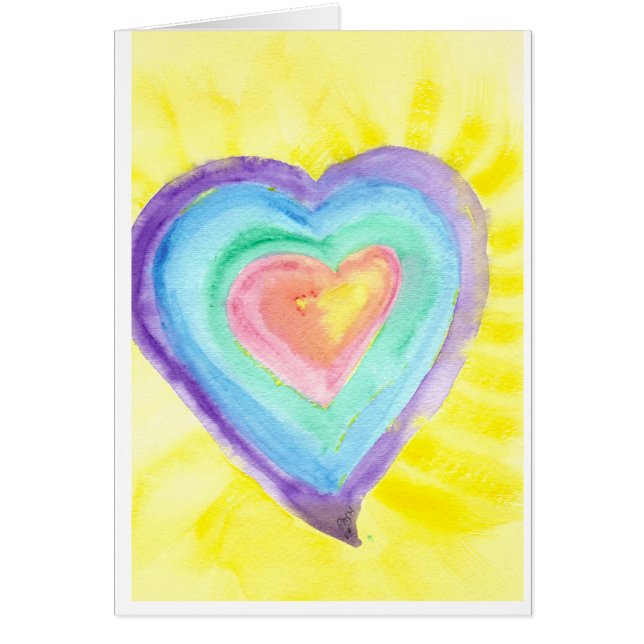 Corazón que brilla intensamente (Frente)