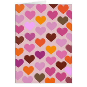Corazón retro - (en blanco)