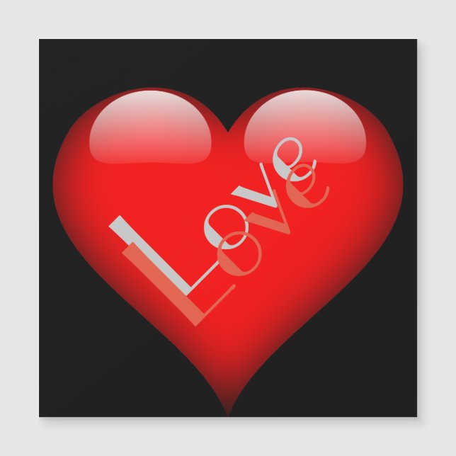 Corazón Rojo Atractivo Boda de Amor Parisino (Anverso)