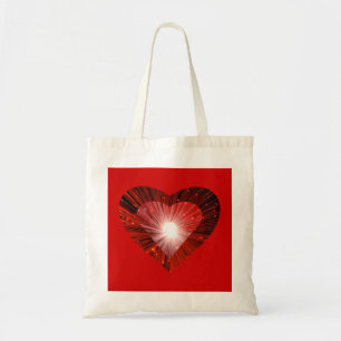 "Corazón rojo" bolsa de dedos roja