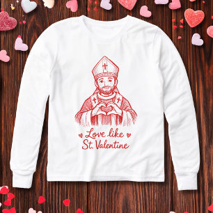 Corazón Rojo Dibujado a Mano Como San Valentín