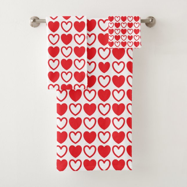 Corazón rojo y blanco (In situ)