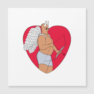 Corazón Romántico Con Un Cupido Inusual