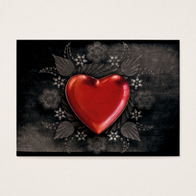 Corazón romántico floral Valentine Love (Frente)