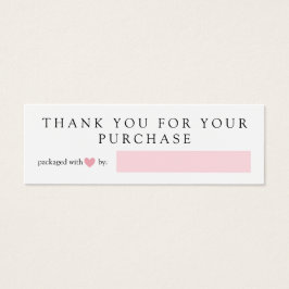 Corazón Rosa Empaquetado Con Amor Gracias