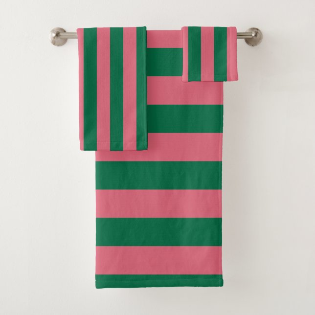Corazón Rosa Pickle Verde Raya (In situ)