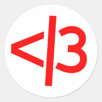 corazón roto / pegatinas de corazón válidos