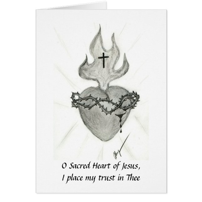 Corazón sagrado, corazón sagrado de O de Jesús, (Frente)