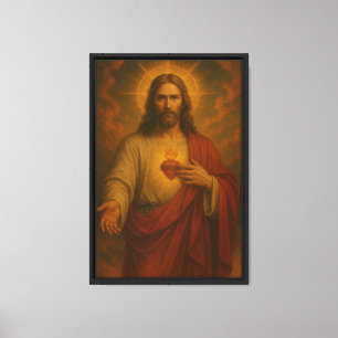 Corazón sagrado del arte de Jesús