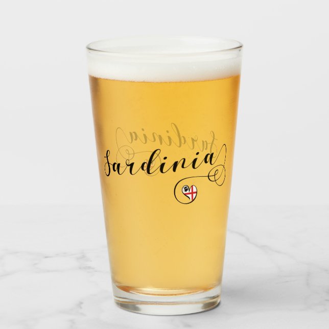 Corazón sardo de la bandera, Cerdeña (Anverso (lleno))