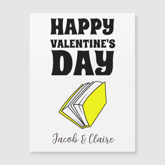 Corazón simple feliz día de San Valentín pareja (Anverso)
