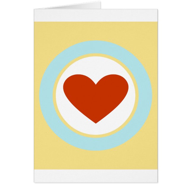 Corazón Simple Rojo (Frente)