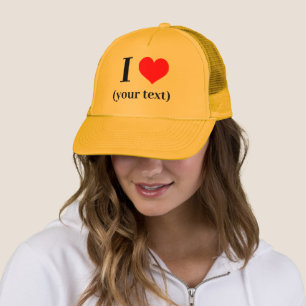 ¡CORAZÓN! Sombrero de camión - Amarillo - Personal