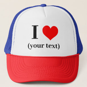 ¡CORAZÓN! Sombrero de camión - Azul blanco rojo - 