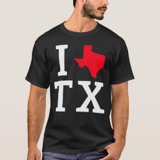 Corazón Texas Amo la camiseta Premium de Texas