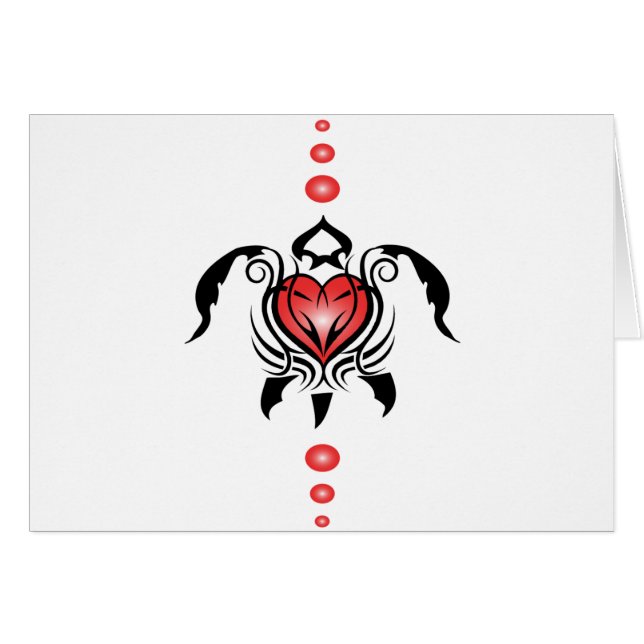 Corazón-tortuga (Anverso (Horizontal))