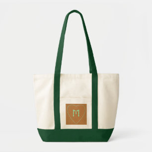 Corazón Turquesa, Bolsa Monograma Tote