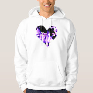 Corazón una camisa caliente de la llama 2 4 U CRP