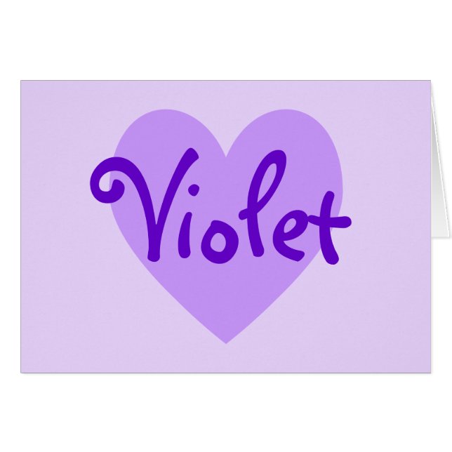 Corazón violeta (Anverso (Horizontal))