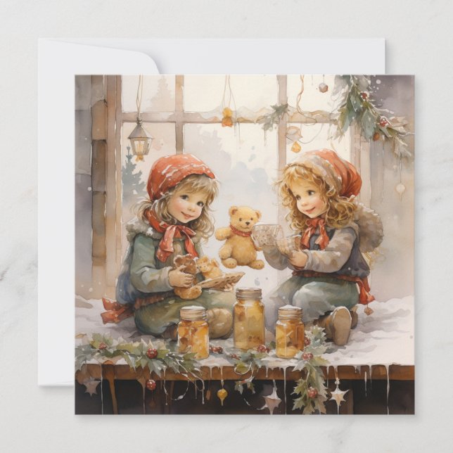 Corazones alegres: Calidez de Navidad (Anverso)