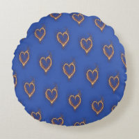 Corazones azules - Crea tu propio (CYO) - almohada