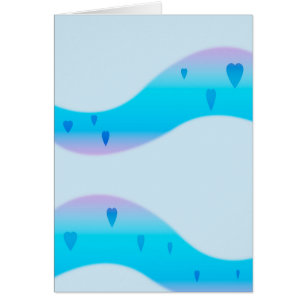 Corazones azules (retrato)