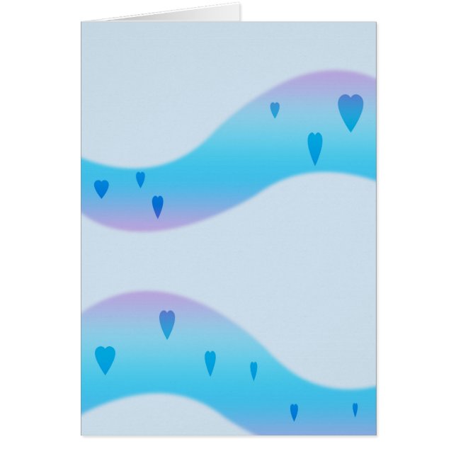 Corazones azules (retrato) (Frente)