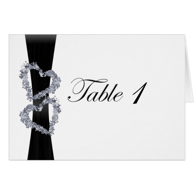 Corazones brillantes: Corazones negros de la cinta (Anverso (Horizontal))