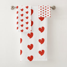 Corazones Cálidos - Rojo y Blanco -