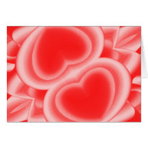 Corazones con espejos rojos