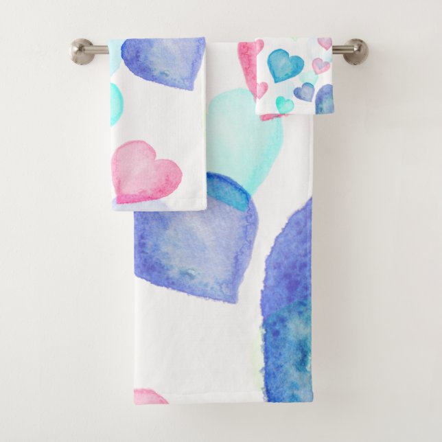 Corazones de acuarela (In situ)