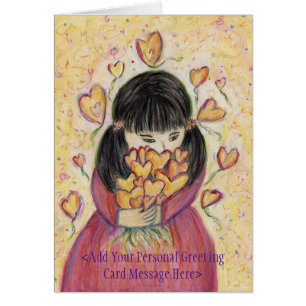 Corazones de amor arcoiris Tarjetas de felicitació