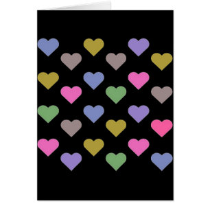 Corazones de amor coloridos