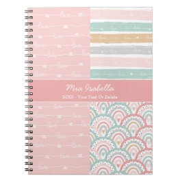 Corazones de Amor de Parche - Cuaderno Arcoíris Pa