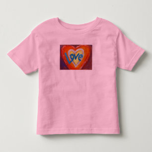 Corazones de amor riegan Inspiradoras camisetas de