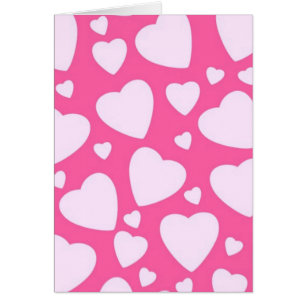 Corazones de amor rosados