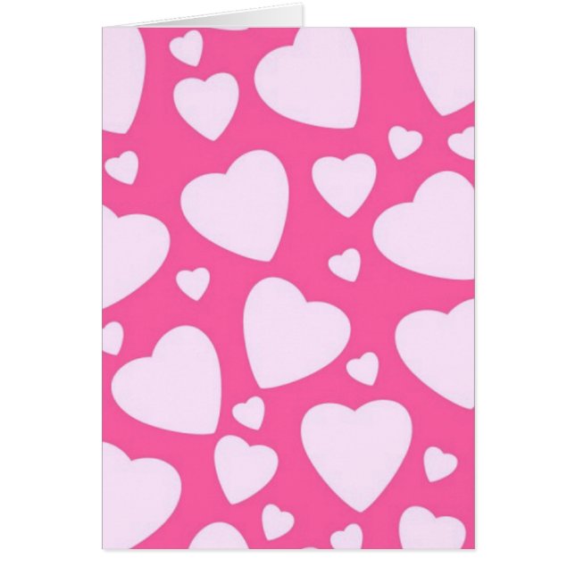 Corazones de amor rosados (Frente)