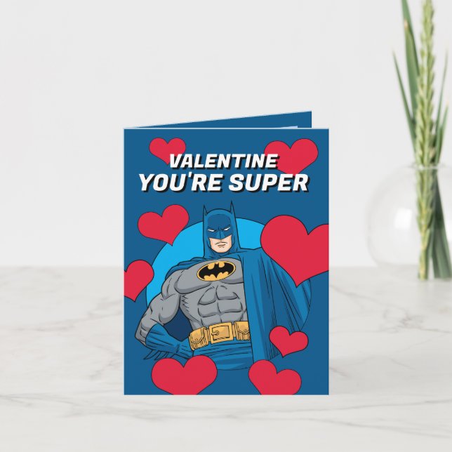 Corazones de Batman | Feliz día de San Valentín (Anverso)