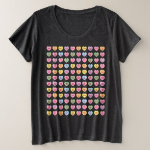 Corazones de caramelo de conversación personalizad