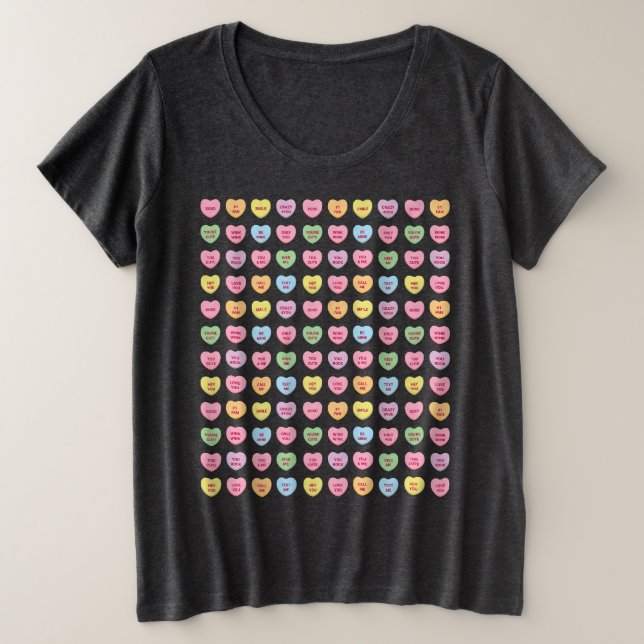 Corazones de caramelo de conversación personalizad (Anverso del diseño)