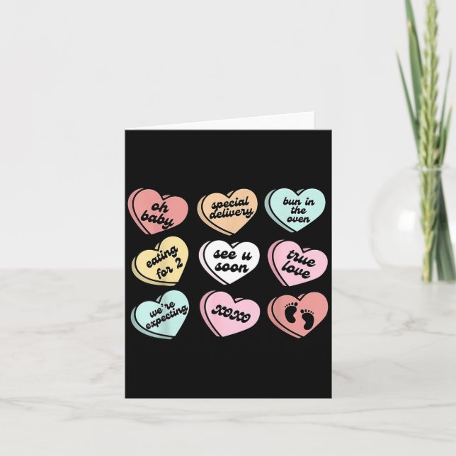 Corazones de Caramelo de San Valentín Anuncio de E (Anverso)