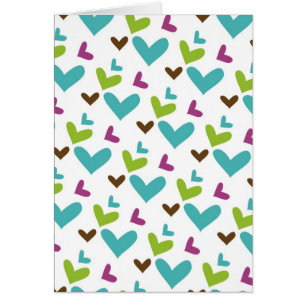 Corazones de colores