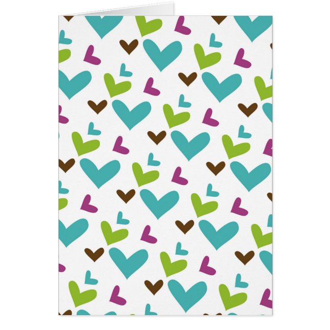 Corazones de colores (Frente)