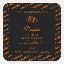 Corazones de etiquetas de productos de nube de pal