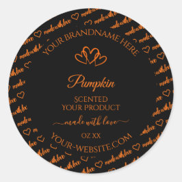 Corazones de etiquetas de productos de nube de pal