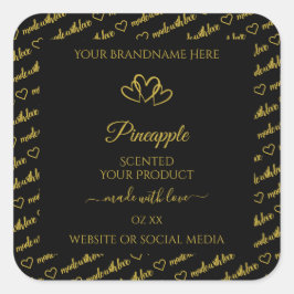 Corazones de etiquetas de productos en la nube de 